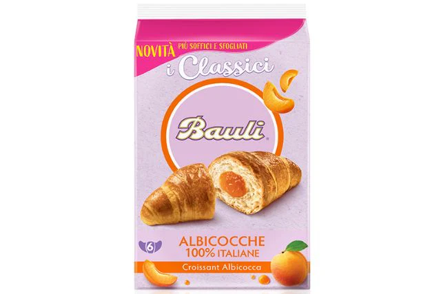 Bauli Apricot Croissants (12x300g) | Special Order