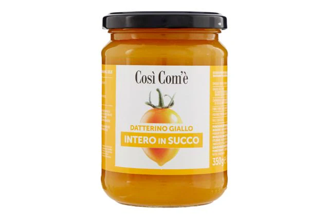 Così Com'è Whole Yellow Datterino Tomatoes (12x350g) | Special Order