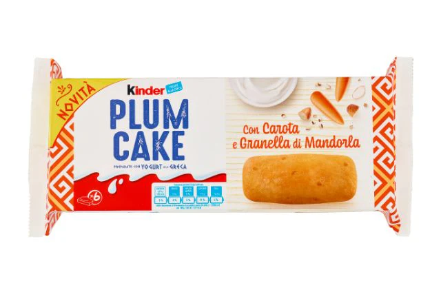 Ferrero Kinder Carrots and Almonds Plumcake (192g)