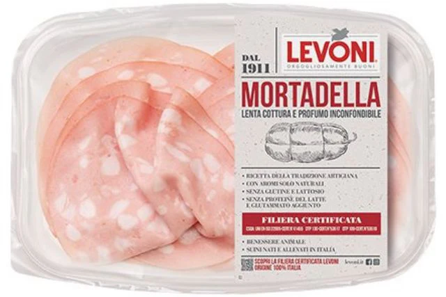 Levoni Mortadella Bologna Sliced (100g) | Wholesale
