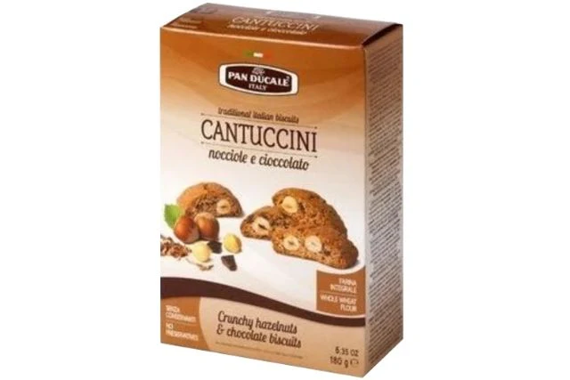 Pan Ducale Chocolate & Hazelnut Cantuccini (12x180g) | Wholesale