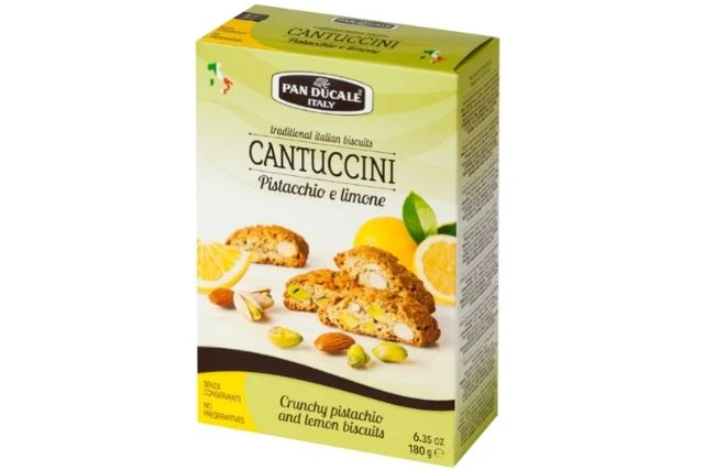 Pan Ducale Pistachio and Lemon Cantuccini (180g) | Wholesale