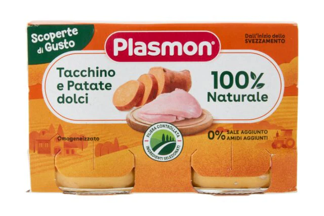 Plasmon Turkey and Potato Puree (12x2x120g) | Special Order