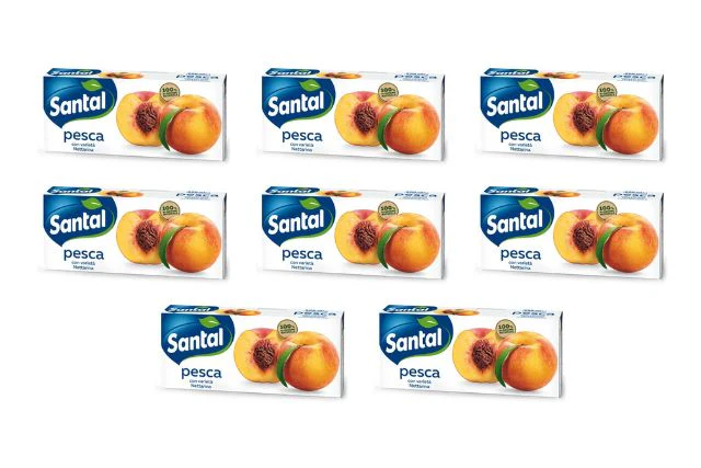 Santal Peach Children s Carton Multibuy Offer (8x3x200ml)