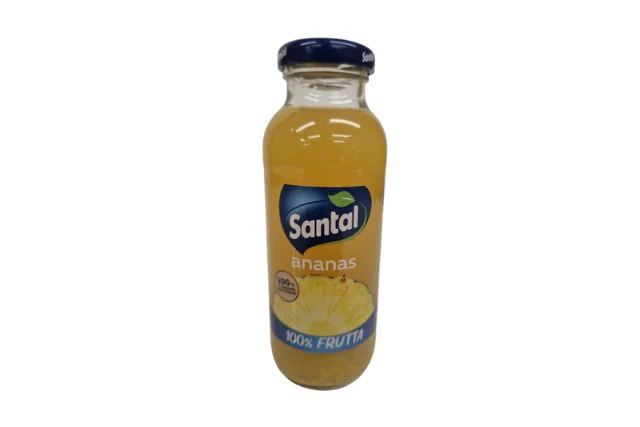 Santal Pineapple Glass Bottles (24x250ml) | Wholesale