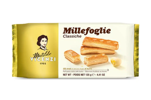 Matilde Vicenzi Classic Millefoglie (16x125g) | Special Order