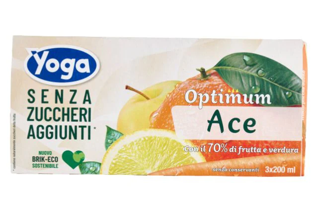 Yoga Ace Juice No Added Sugar (3x200ml)
