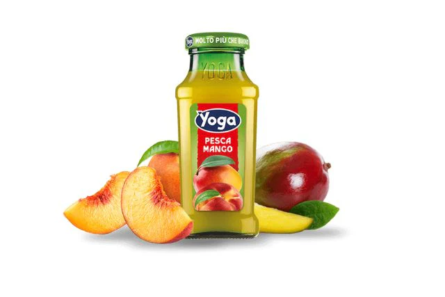 Yoga Peach & Mango Juice Glass Bottle (24x200ml) | Special Order